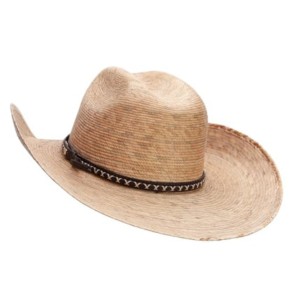 Jeanne Simmons Women's Brown Two Hump Crown Cowboy Hat, Medium to Extra Large, 4 Inch Brim - size: Large-X-Large