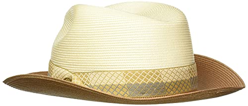 Stetson Mens FedorasFedora - color: Ivory/Cognac, size: 7 3/8