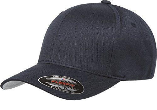 Flexfit Men's Athletic Baseball Fitted Cap - color: Dark Navy, size: Large-X-Large