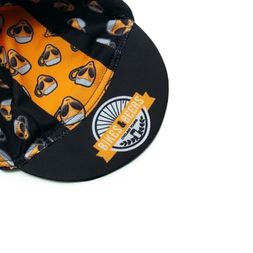 Cycling Cap for Man and Woman Cycling Hat Under Helmet-Polyester Breathable Sweat Absorbent - color: Bee-6