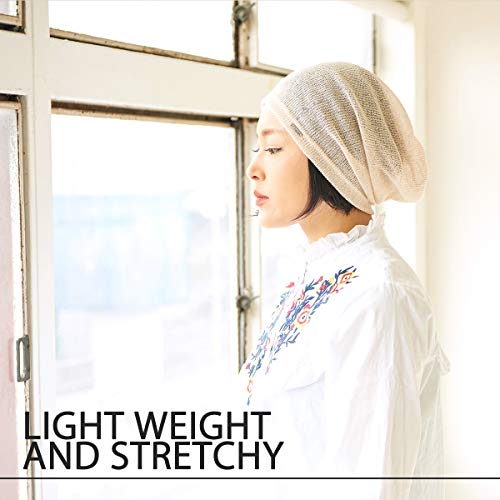 CHARM Mens Light Weight Summer Beanie - Womens Breathable Slouchy Baggy Knit Hat - color: Gray