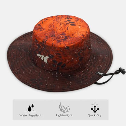 KastKing Sol Armis UPF 50 Boonie Hat for Sun Protection,Men Women - color: Prym1 Blaze Faded