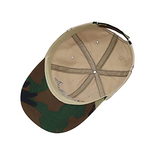 WITHMOONS Cotton Fishing Hat Fish Bone Embroidery Trucker Dad Baseball Cap YZ10119 - color: Beige