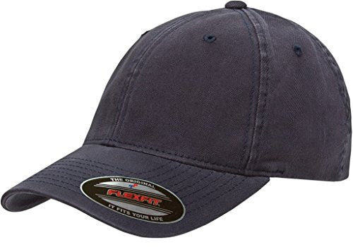 Flexfit Low Profile Garment Washed Cotton Cap - color: Navy, size: Small-Medium