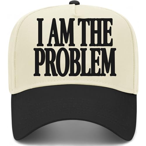 I Am The Problem Hat - color: Black/Natural