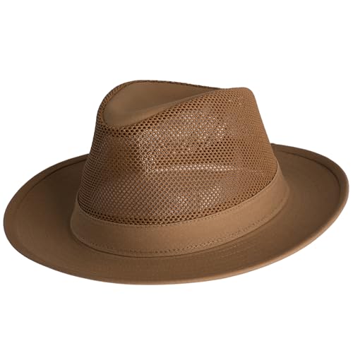 Henschel Hats Original Aussie Breezer Sun Hat for Summer Outdoor Use - color: Earth, size: Large