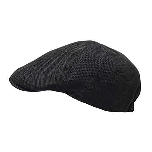 WITHMOONS Ivy Cap Summer Mesh Newsboy Irish Gatsby Golf Hats TZ30047 - color: Black, size: One Size