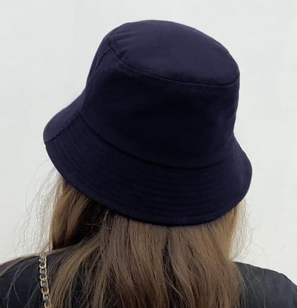 DIYDECAL Summer Bucket Hat,Beach Sun Hat Double-Sided Fisherman Hat for Men Women - color: Polka Dot