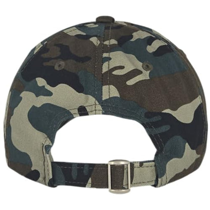 E BY ELIDAN Boston EST 1630 Dad Hat, Embroidered Cotton Baseball Cap - color: Camo Est 1630