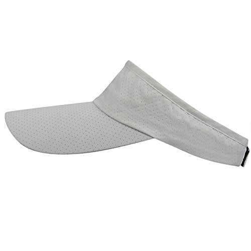 Mens Summer Quick-Dry Run Long Brim Empty Top Baseball Tennis Sun Hat Cap Visor - color: White