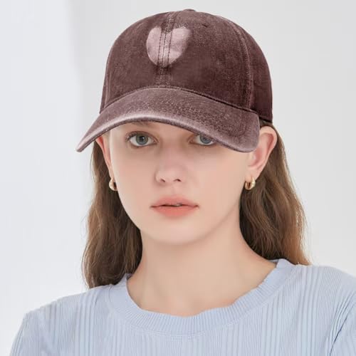 Baseball Cap for Women Men Classic Strapback Hats Adjustable Sun Hat - color: Wine Red