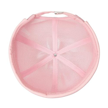 DIYDECAL Mens Mesh Brimless Cap,Summer Skullcap Docker Beanie Hat - color: Pink
