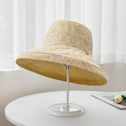 FaroDor Women's Reversible Bucket Hat UV Protection Packable Travel Cap Wide Brim Sun Hats 2026 - color: 6yellow