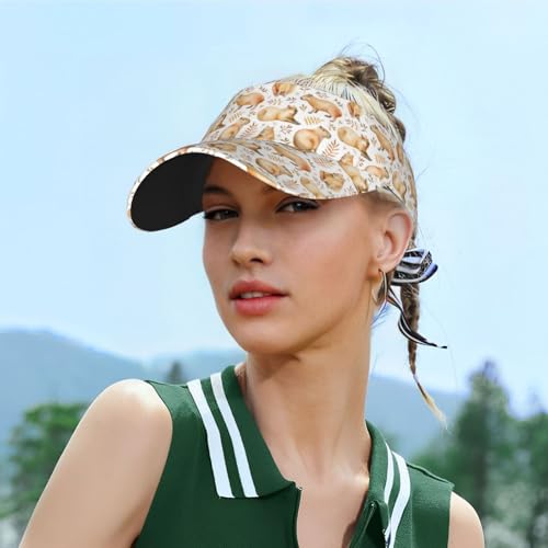 Gianlaima Funny Golf Sun Visor Hat for Women Men - color: Black17