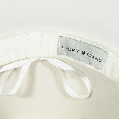Lucky Brand Womens Ranger Hat | Wide Brim | Felt | Rancher | Americana | Western Inspired | Classic | Fashion | Cowboy - color: Wide Brim Ranger - Cream