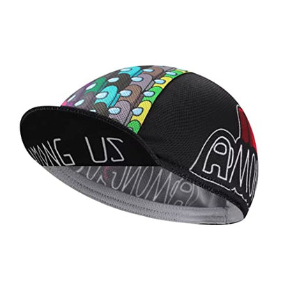 Funny Cycling Cap - Polyester Cartoon Cycling Hat-Under Helmet - Cycling Helmet Liner Breathable&Sweat Uptake - color: B8