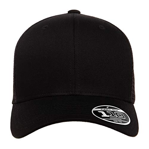 Flexfit Men's one_Size Trucker Cap, Black, Alpha