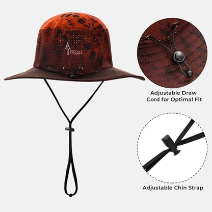 KastKing Sol Armis UPF 50 Boonie Hat for Sun Protection,Men Women - color: Prym1 Blaze Faded