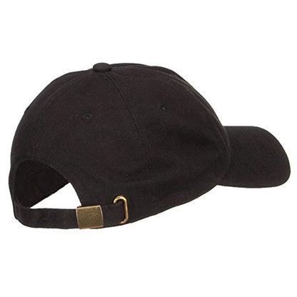 Nissi Unstructured Cotton Twill Washed Cap - color: Black