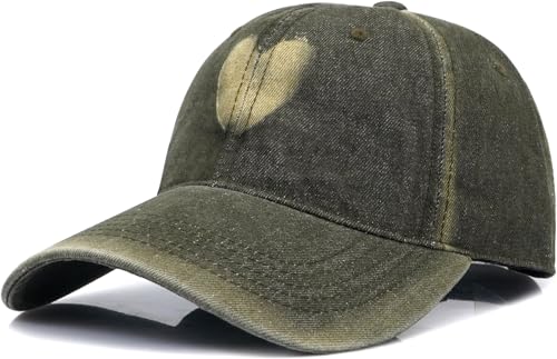 Baseball Cap for Women Men Classic Strapback Hats Adjustable Sun Hat - color: Army Green
