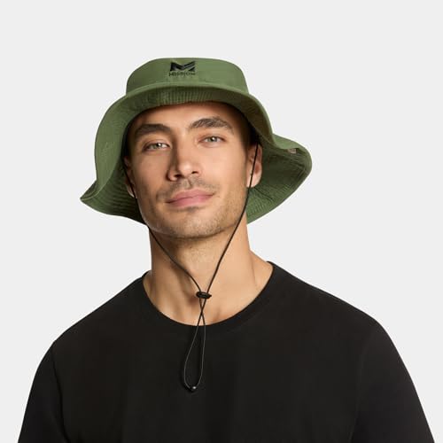 MISSION Cooling Bucket Hat - Unisex Wide-Brim Hat for Men & Women - Lightweight, Foldable & Durable - Cools Up to 2 Hours - color: Bronze Green