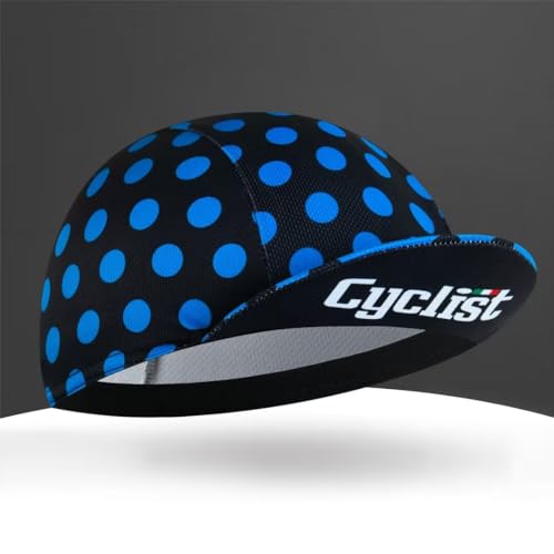 Cycling Cap for Man and Woman Cycling Hat Under Helmet-Polyester Breathable Sweat Absorbent - color: Bplan-15