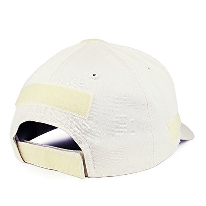 Armycrew Military Tactical Patch Structured Operator Baseball Cap - color: Stone