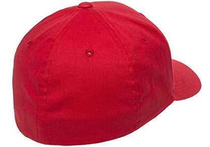 Flexfit Men's 5001 Hat - color: Red, size: Small-Medium