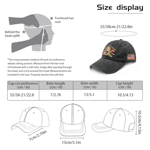 U.S. 250th Anniversary 250 Years Fo Freedoms 1776-2026 Hats for Men Womens - color: Allblack2