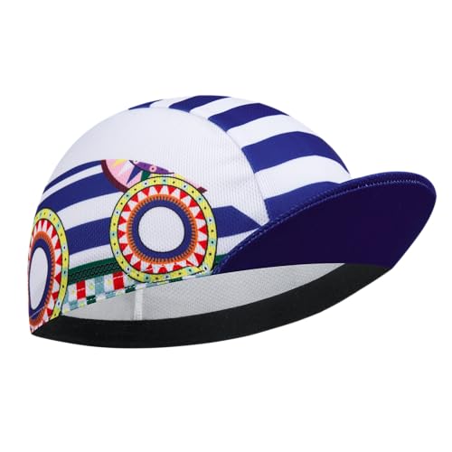 Cycling Cap with Sun Visor, Lightweight Polyester Bike Hat for Men & Women - color: Ck29