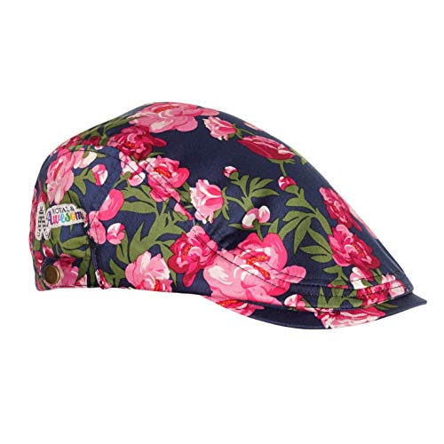 Royal & Awesome Men's Golf Flat Cap, Funny Golf Hats - color: Bloomers