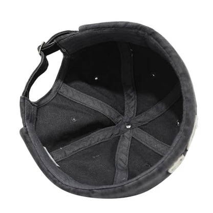 Quanhaigou Brimless Sailor Cap,Adjustable Rolled Cuff Skull Beanie Hats for Men Women - color: 91 Grey