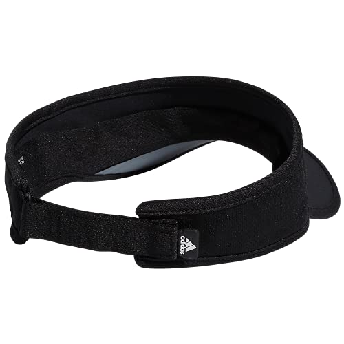 adidas Men's Superlite Visor - color: Black/Silver Reflective/2