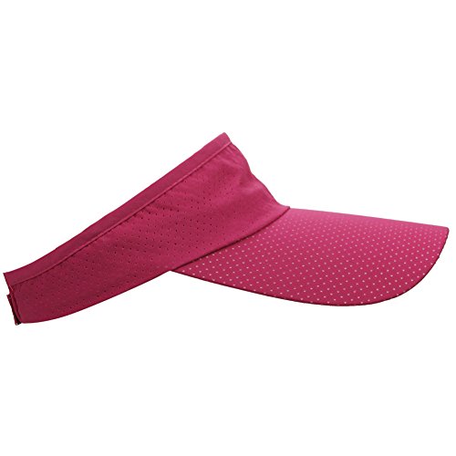 Mens Summer Quick-Dry Run Long Brim Empty Top Baseball Tennis Sun Hat Cap Visor - color: Rose