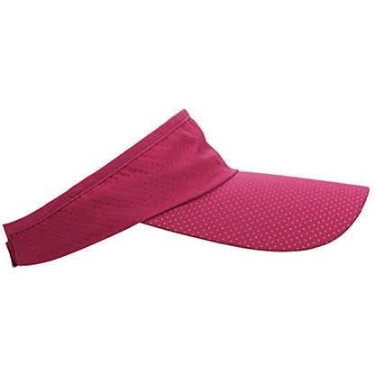Mens Summer Quick-Dry Run Long Brim Empty Top Baseball Tennis Sun Hat Cap Visor - color: Rose