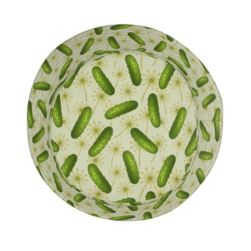 Bucket Hat for Men Women Packable Sun Hats Fisherman Outdoor Summer Travel Hiking Beach Caps - color: Green Fruits