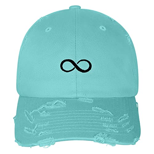 JPAK Infiniti Vintage Dad Hat Frayed Embroidered Cap Symbol Loop - color: Mint