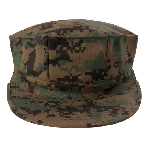 Rothco 8 Point No Emblem Cap - color: Woodland Digital, size: X-Small