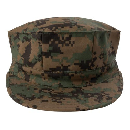 Rothco 8 Point No Emblem Cap - color: Woodland Digital, size: X-Small