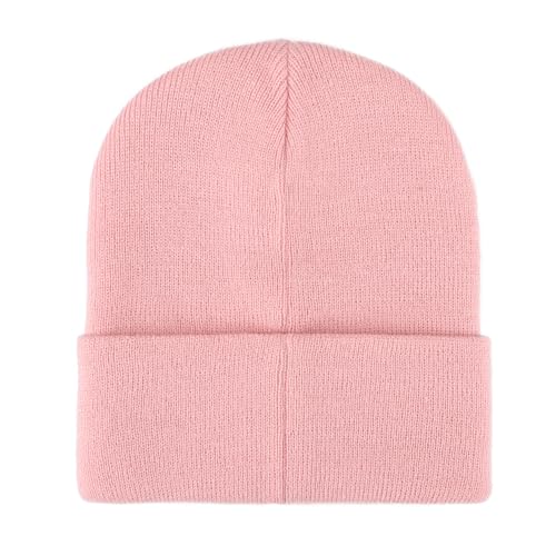 Levi's Mens All-Season Hero Beanie Soft Knit Cuffed Winter Hat, Warm & Comfortable Everyday Style - color: Dusty Pink