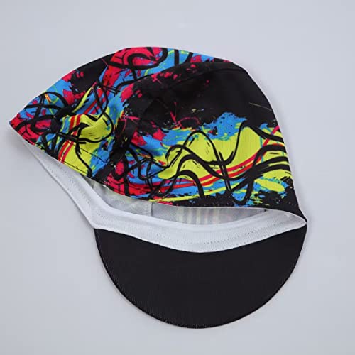 Cycling Cap - Polyester Road Cycling Hat-Under Helmet - Cycling Helmet Liner Breathable&Sweat Uptake - color: 2