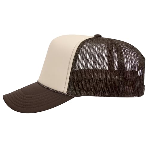 BROTHER TRUCKERS Choosin' Texas Distressed Mesh Back Hat - color: Brown/Tan