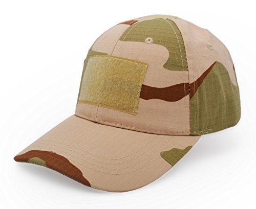 UltraKey Military Tactical Operator Cap, Outdoor Army Hat Hunting Camouflage Baseball Cap - color: Desert Camouflage