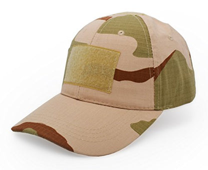 UltraKey Military Tactical Operator Cap, Outdoor Army Hat Hunting Camouflage Baseball Cap - color: Desert Camouflage