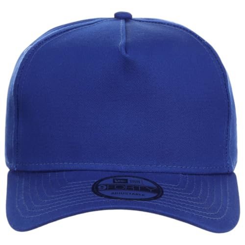 New Era 9FORTY A-Frame Snapback – Blank Custom Cap with Performance Fit from the Icon of Sports and Streetwear Culture - color: Royal Blue