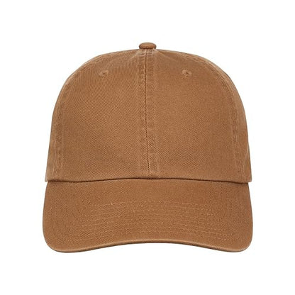 Lids Blank Baseline Dad Adjustable Strapback Hat - color: Camel