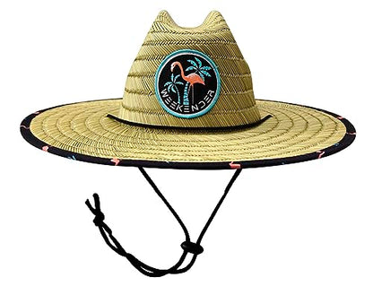 Weekender Flamingo Palms Straw Hat