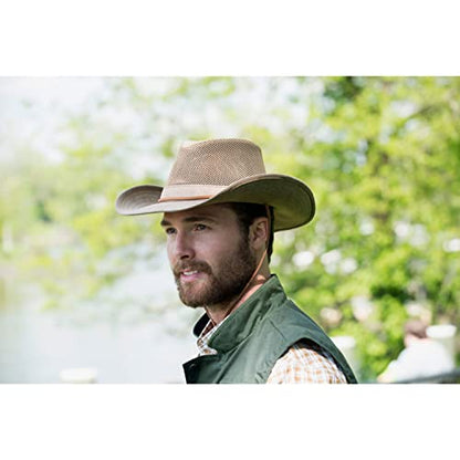 Outback Trading Unisex Adult's Knotting Hill Canyonland Durable Breathable Brown Cowboy Hat - size: Small