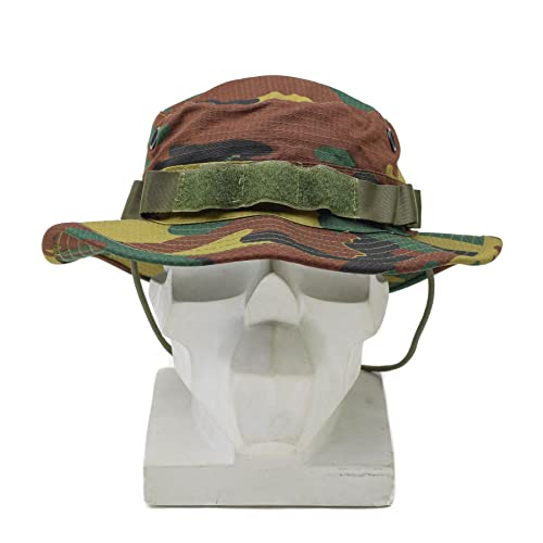 Belgian Army Style Boonie Cap Tacgear Military hat Jigsaw camo Ripstop Wide Brim