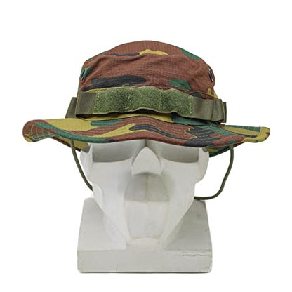 Belgian Army Style Boonie Cap Tacgear Military hat Jigsaw camo Ripstop Wide Brim